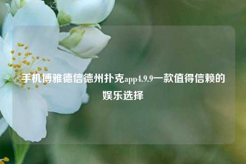 手机博雅德信德州扑克app4.9.9一款值得信赖的娱乐选择