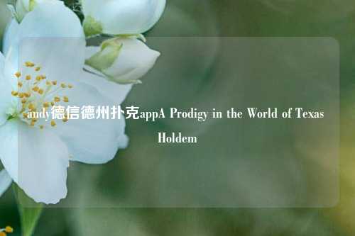 andy德信德州扑克appA Prodigy in the World of Texas Holdem